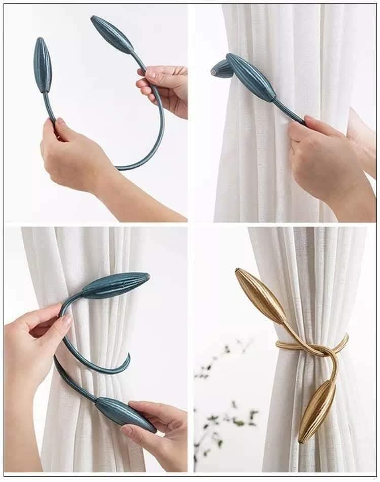 ربطات ستائر حلزوني