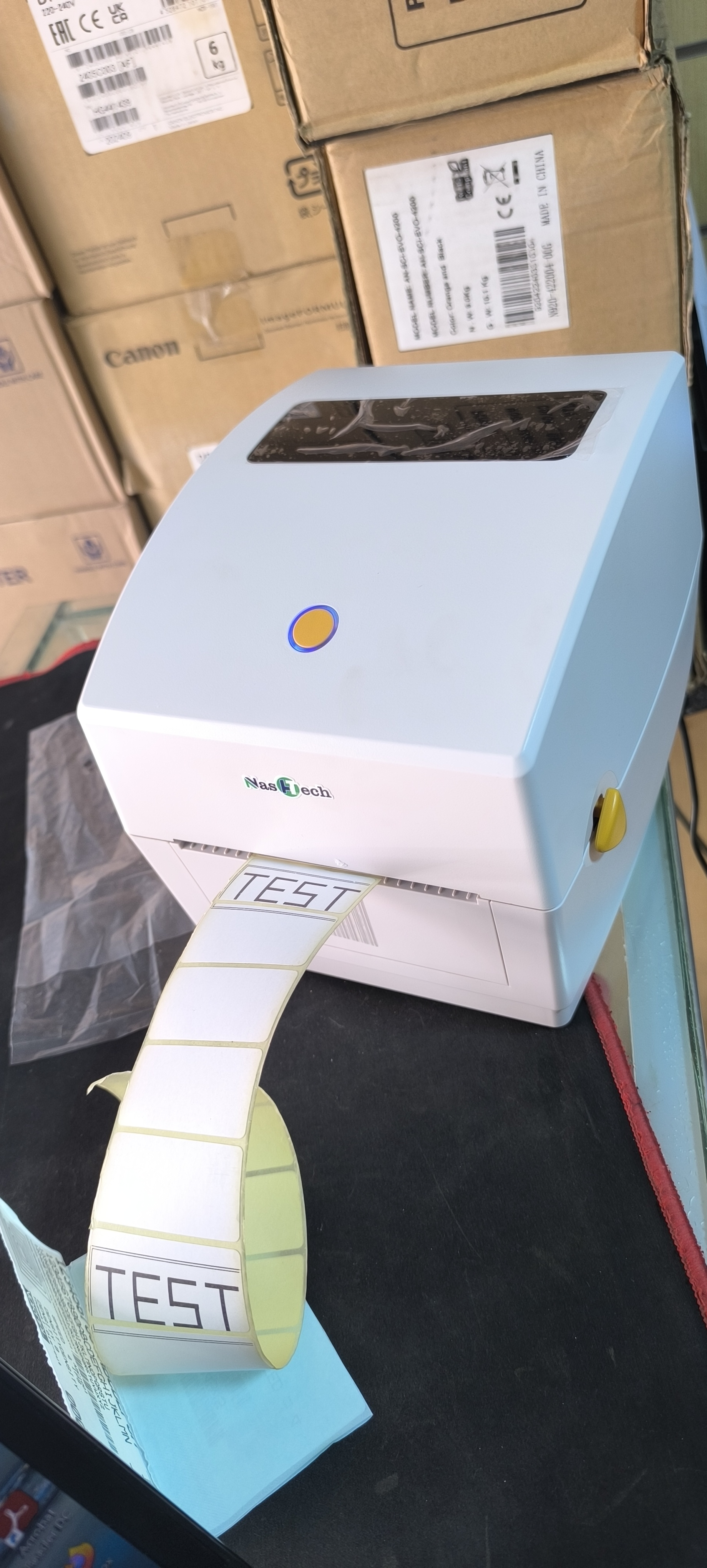 طابعة باركود لواصق حراريه 4 انش