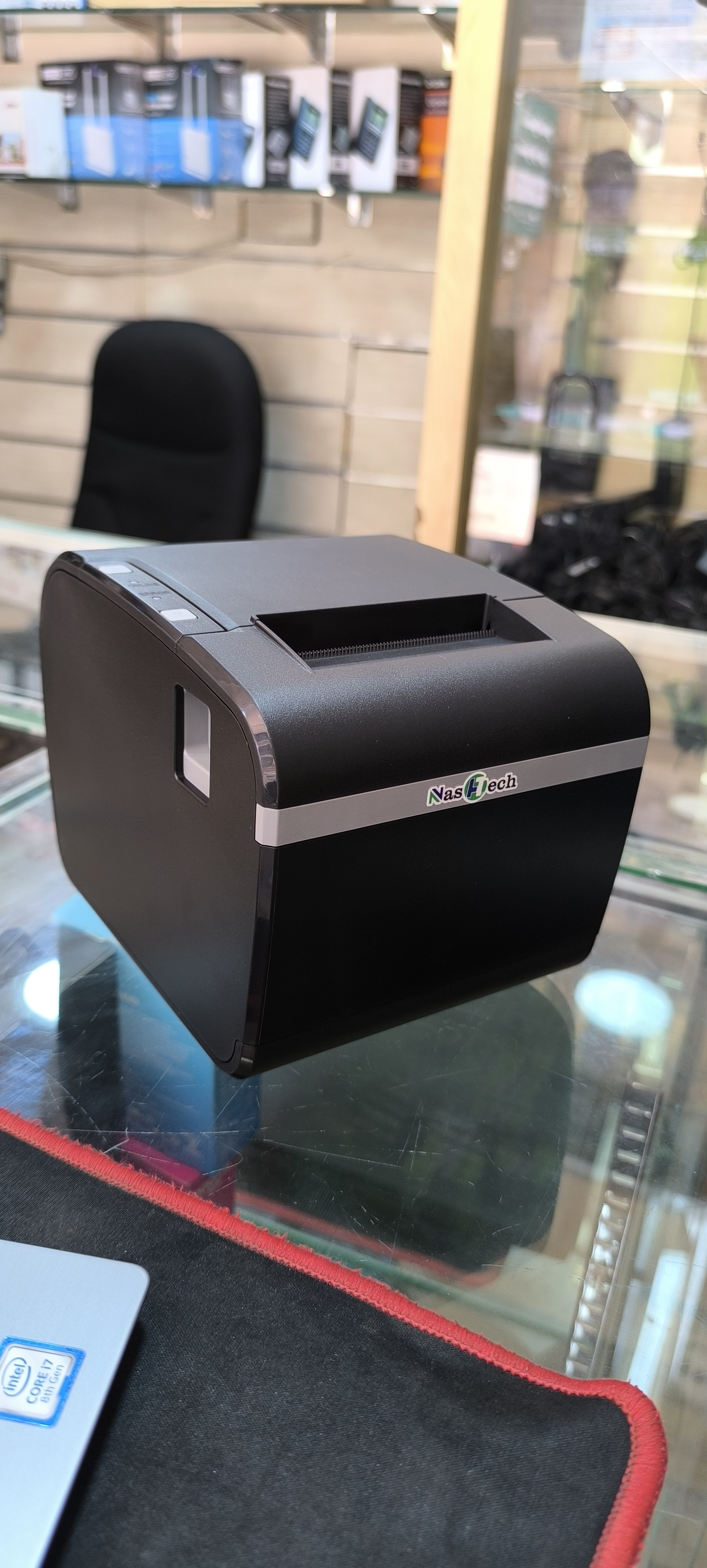 طابعه حراريه كاشير  + بالإضافة الي طابعه لواصق في نفس الوقتR1