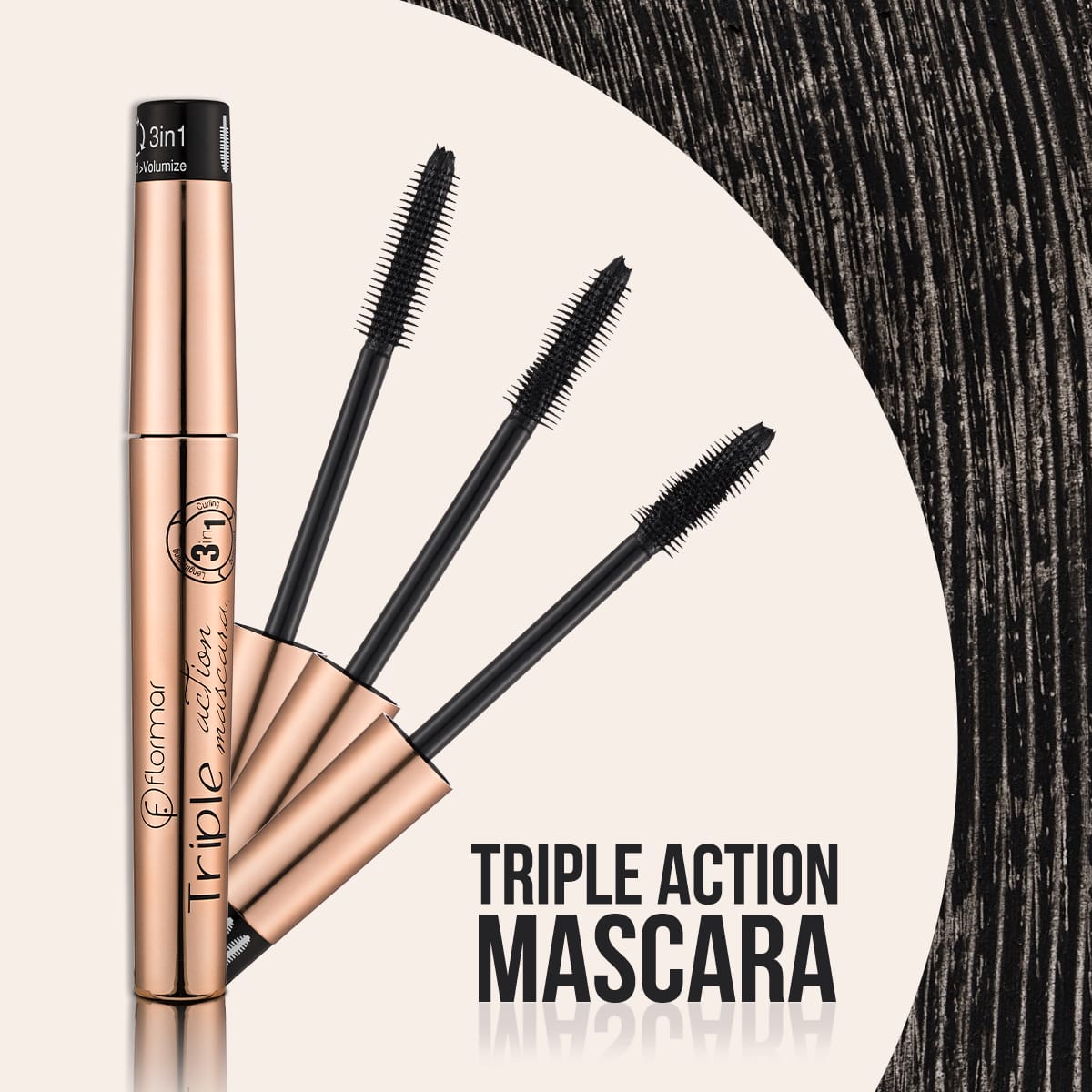 مسكره فلورمار الذهبيه3 في1